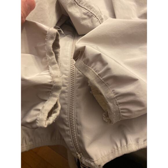 EQUIPMENT BK/PRNT Adidas FULL ZIP HOODED WINDBREAKER  ADV/91-17 size small - Picture 10 of 12